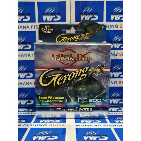 Senar PE Relix Nusantara Gerong 70lbs