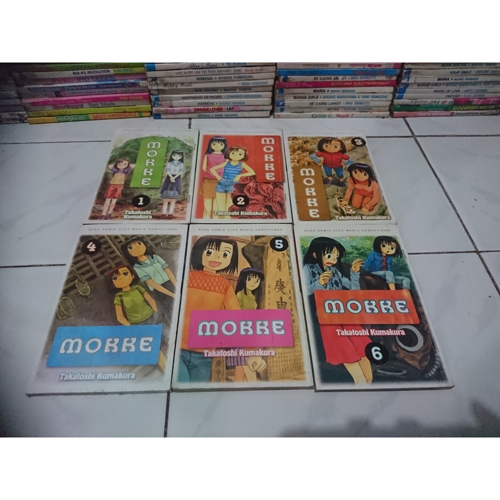 Komik Mokke 1-6 og Takatoshi Kumakura