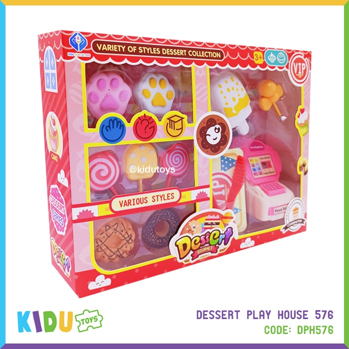 Mainan Anak Masak Masakan Murah Kue Es Krim Baking Dessert Play House 576 Kidu Toys