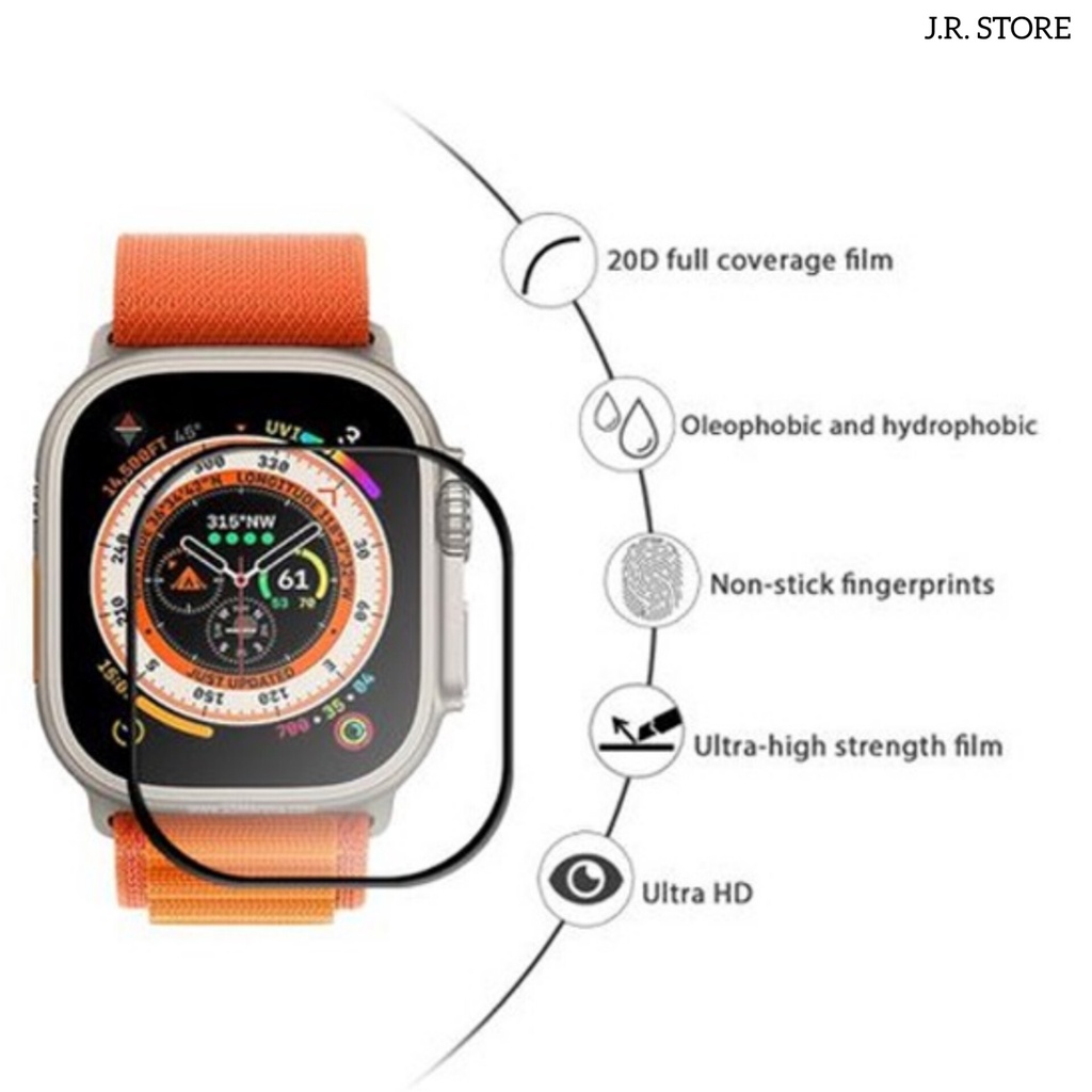 FULL TEMPERED GLASS APPLE WATCH ULTRA 49mm ULTRA WATCH