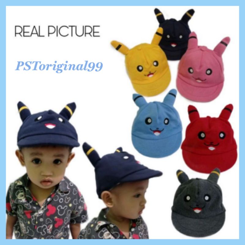 Topi Anak Motif Pikachu Topi Anak Lucu