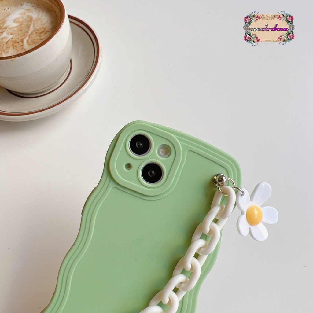 SOFTCASE WAVY WAVE GELOMBANG WARNA RANTAI FOR IPHONE IPHONE 13 14 PRO MAX SB4582