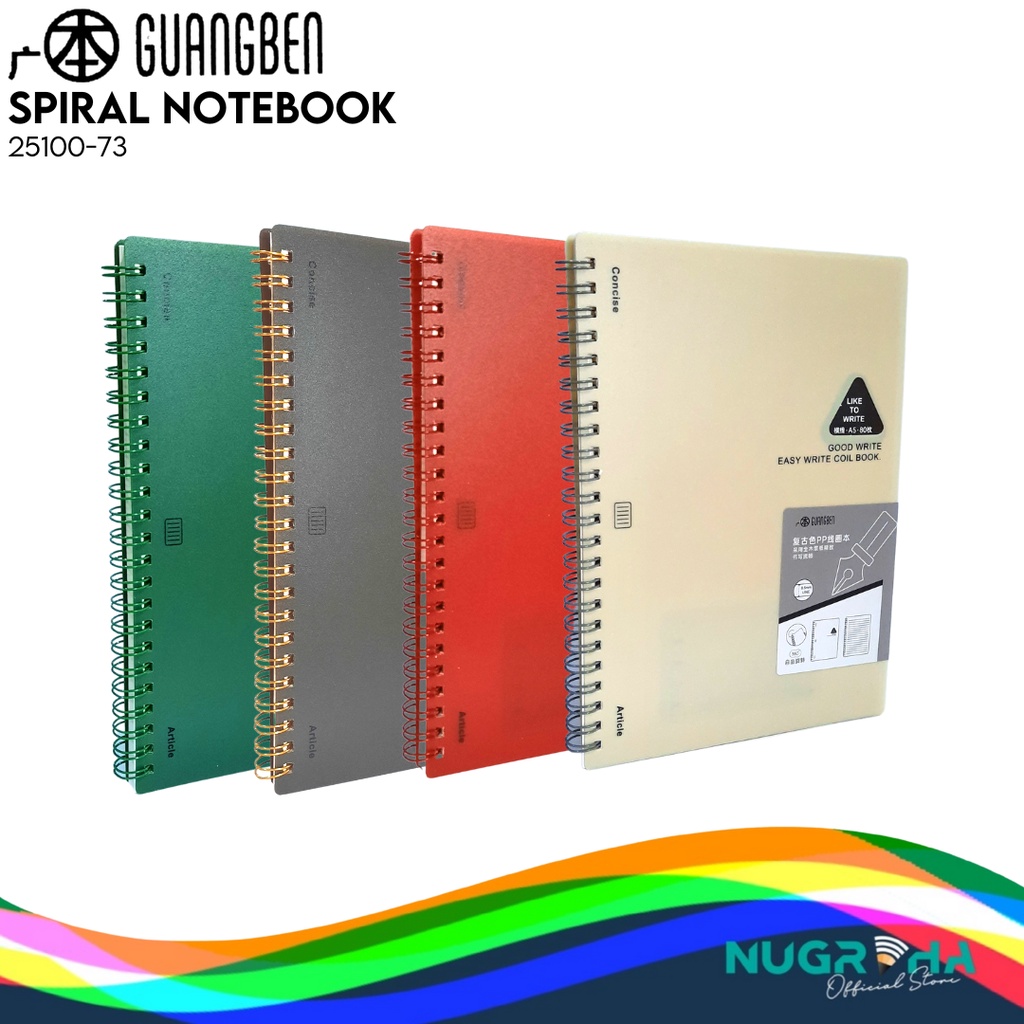 

Notebook Spiral / Buku Catatan Buku Tulis A5 Garis ChangeLife 25100-73