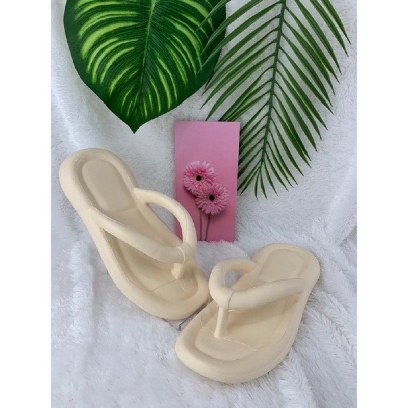 Sandal Jepit Wanita Polos 9336W Polos 36-40/Sandal Jepit Wedges Promo Mitra