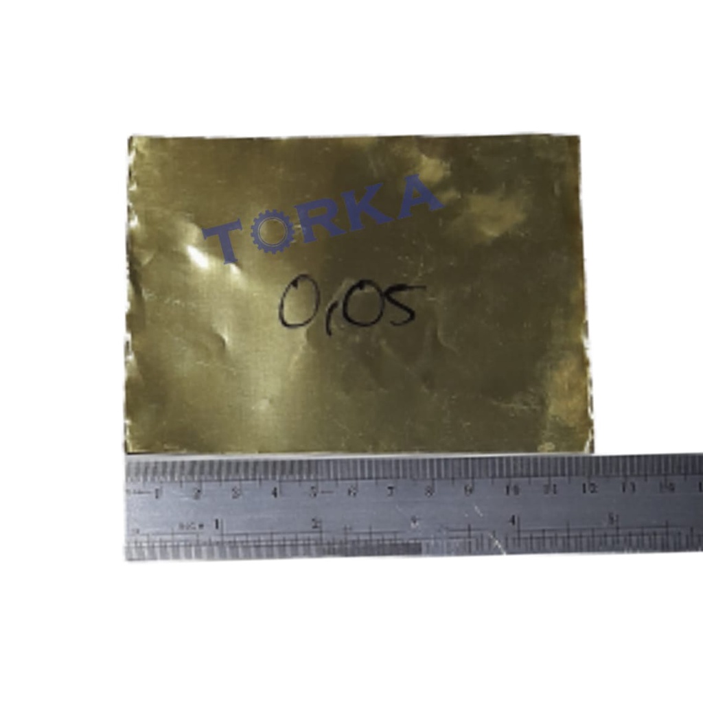 Shim Metal Kuningan Tipis Shim Plate 0.05mm
