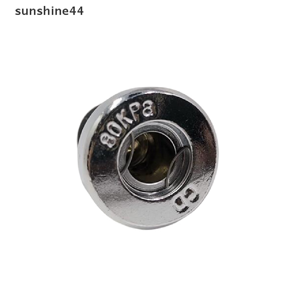 Sunshine 1PC Spare Part Katup Pengaman Panci Presto Universal Metal 80 KPa Merah/Hitam.