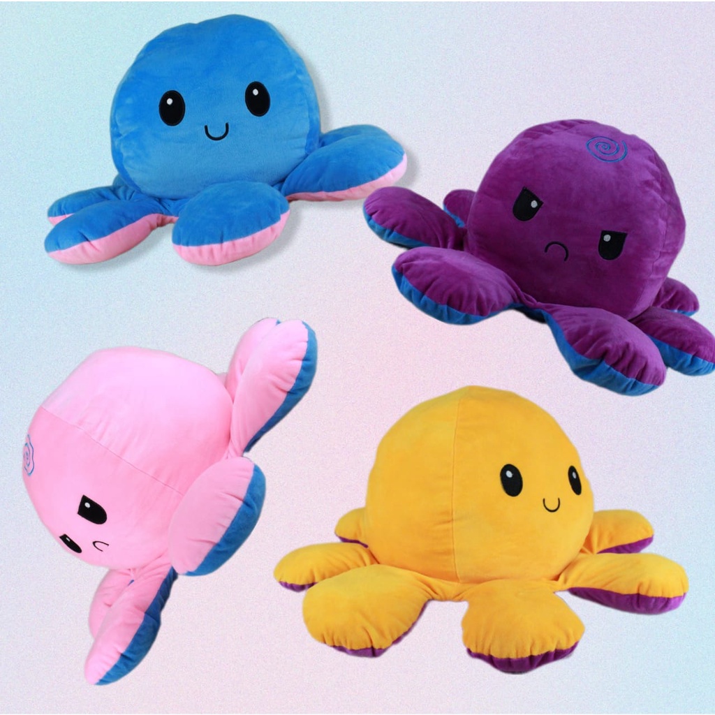 CBT Reversible Octopus ViraL Cotton Ball Cumi Bolak Balik Giant