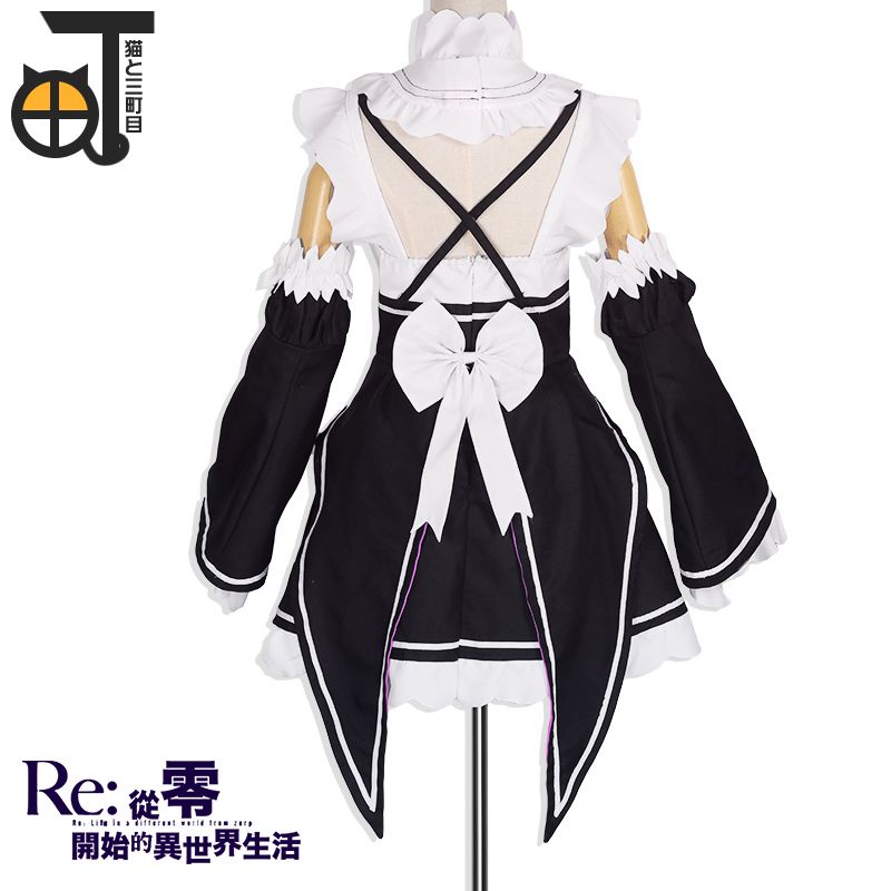 ✨ READY ✨ Sanmachime - Rem Ram Re:Zero Maid Costume Cosplay