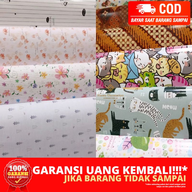 (HOMEDECORA_ID) WRAPPING PAPER UNTUK GIFT BOX KERTAS BUNGKUS HADIAH KADO BERBAGAI MOTIF KUCING SIMPE