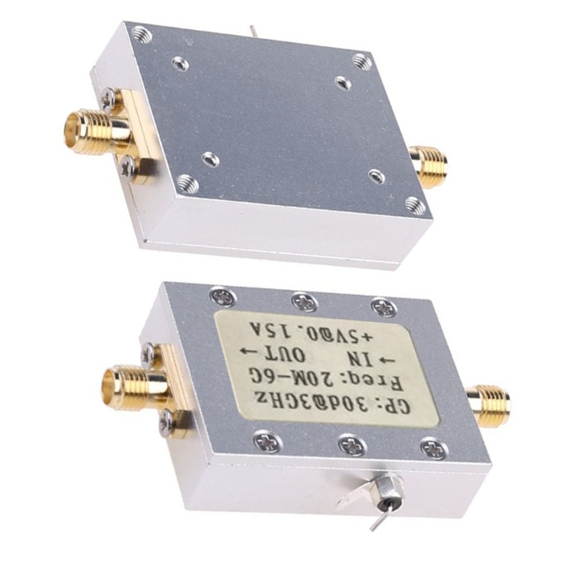 Zzz 20M-6GHZ Low-noise Amplifier Broadband Module Receiver Papan Pengembangan 30DB