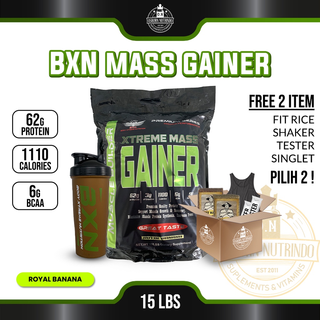 BXN Mass Gainer 15 Lbs FREE SHAKER