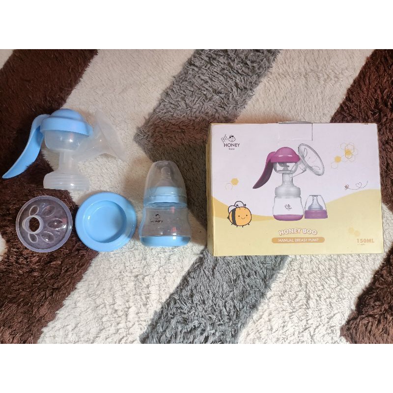 PRELOVED//(FREE KANTONG ASI)Honey Boo - Pompa ASI Manual 150 ml Breast Pump BPA Free