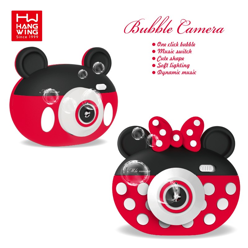 Mainan Camera Bubble Mickey Minnie