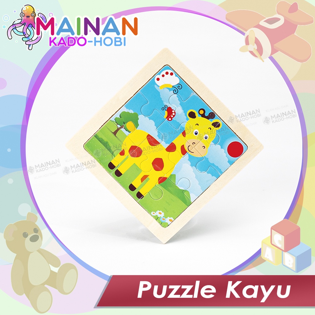 MAINAN PUZZLE DIY ANAK MELATIH KREATIFITAS MOTORIK MONTESSORI ANAK