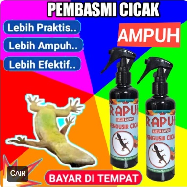 SPRAY PENGUSIR KECOA / CICAK / LABA LABA / RACUN PEMBASMI PALING AMPUH CAIR