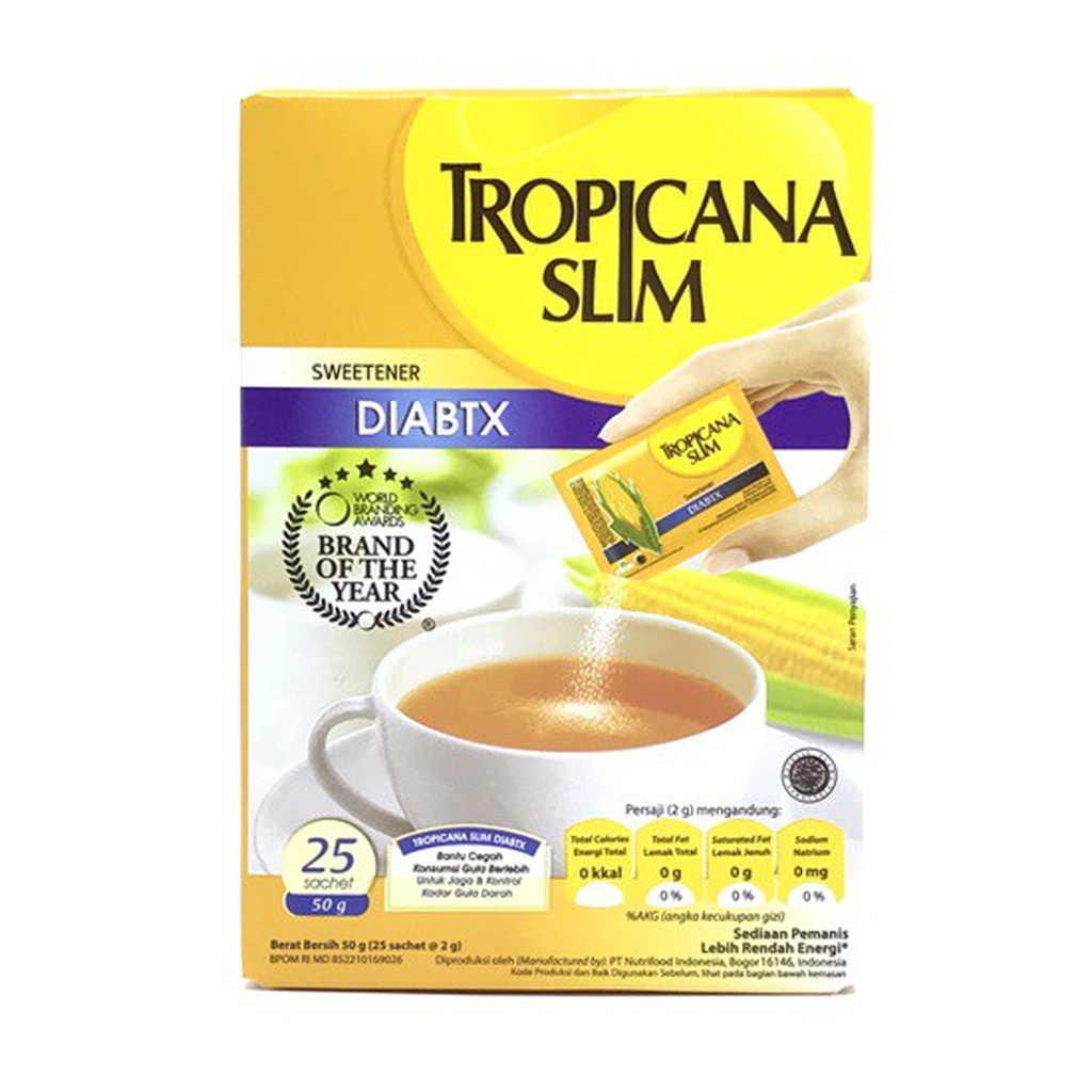 

Tropicana Slim Sweetener Diabetic - Pemanis Anti Diabet