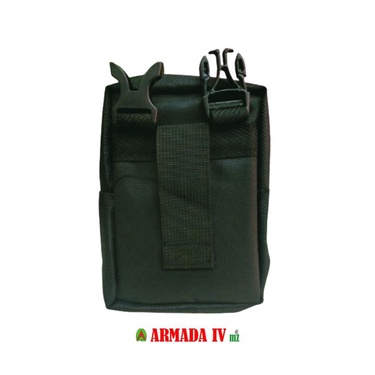 Sarung HP Tactical Resleting Tempat HP Selempang Hitam