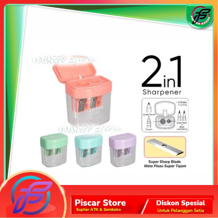 

Rautan / Serutan Pensil Joyko B-24PTL 2 In 1
