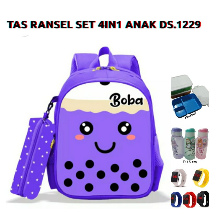 dem_sare / DS1229 Ransel Sekolah Anak Laki Laki Perempuan BackPack TK SD Tas ransel kecil mini karakter