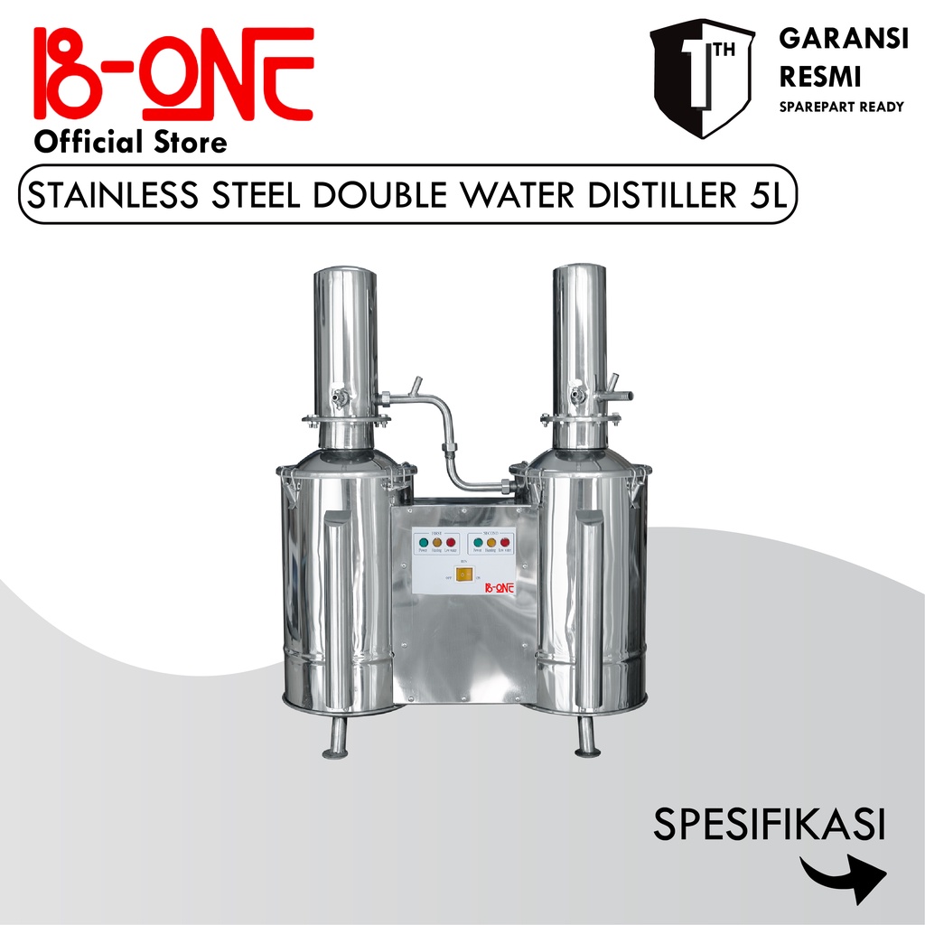 5L - Double Water Distiller Aquabides