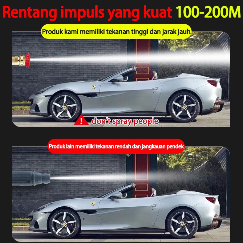 Jet Cleaner Tekanan Tinggi Alat Cuci Motor Mobil AC Steam Mesin Cuci Steam Mobil dan Motor Mini Portable Termurahm