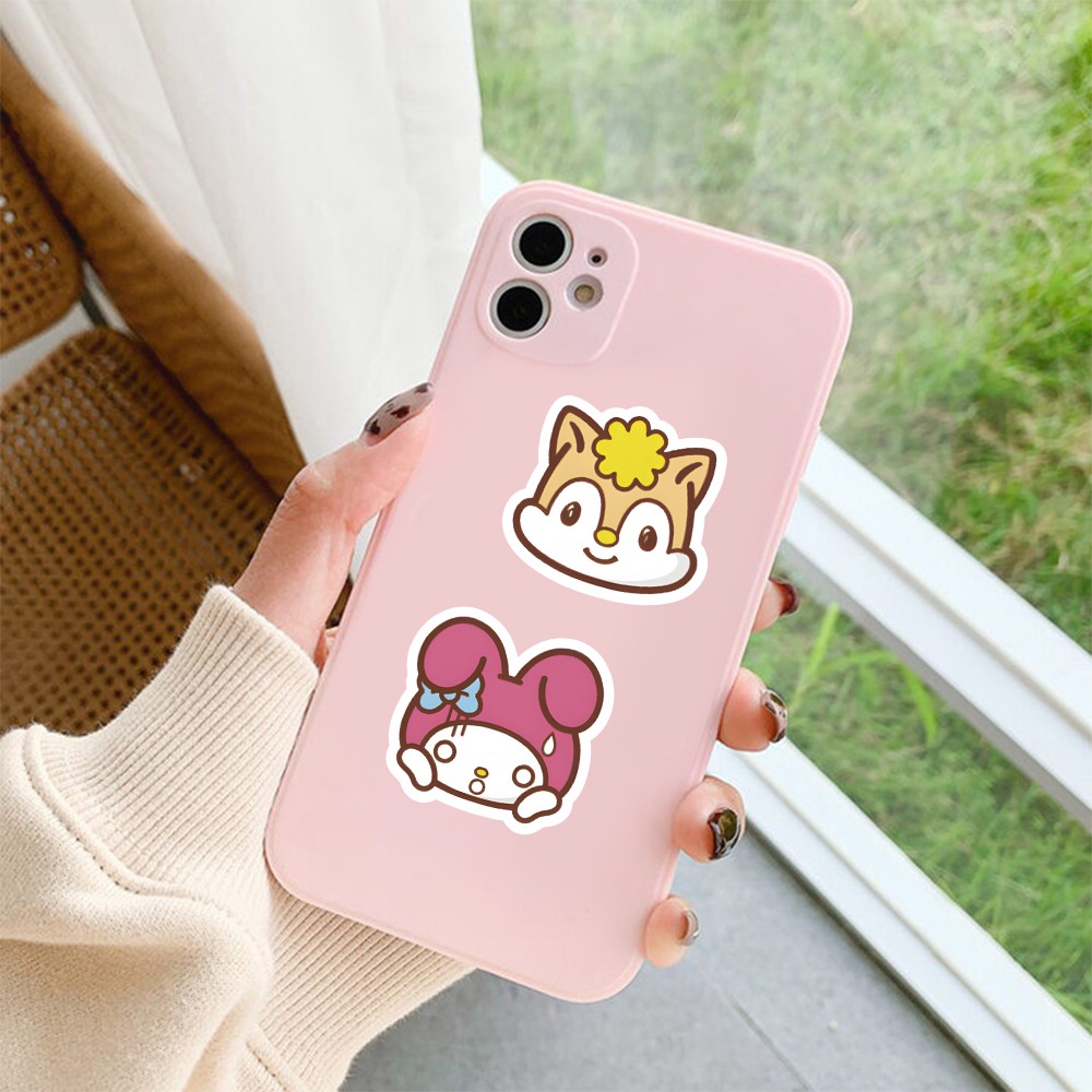 (60pcs) STIKER SANRIO KUROMI/CINNAMOROLL/MELODY/ STIKER WATERPRROOF/ STICKER KARTUN JAPAN SANRIO