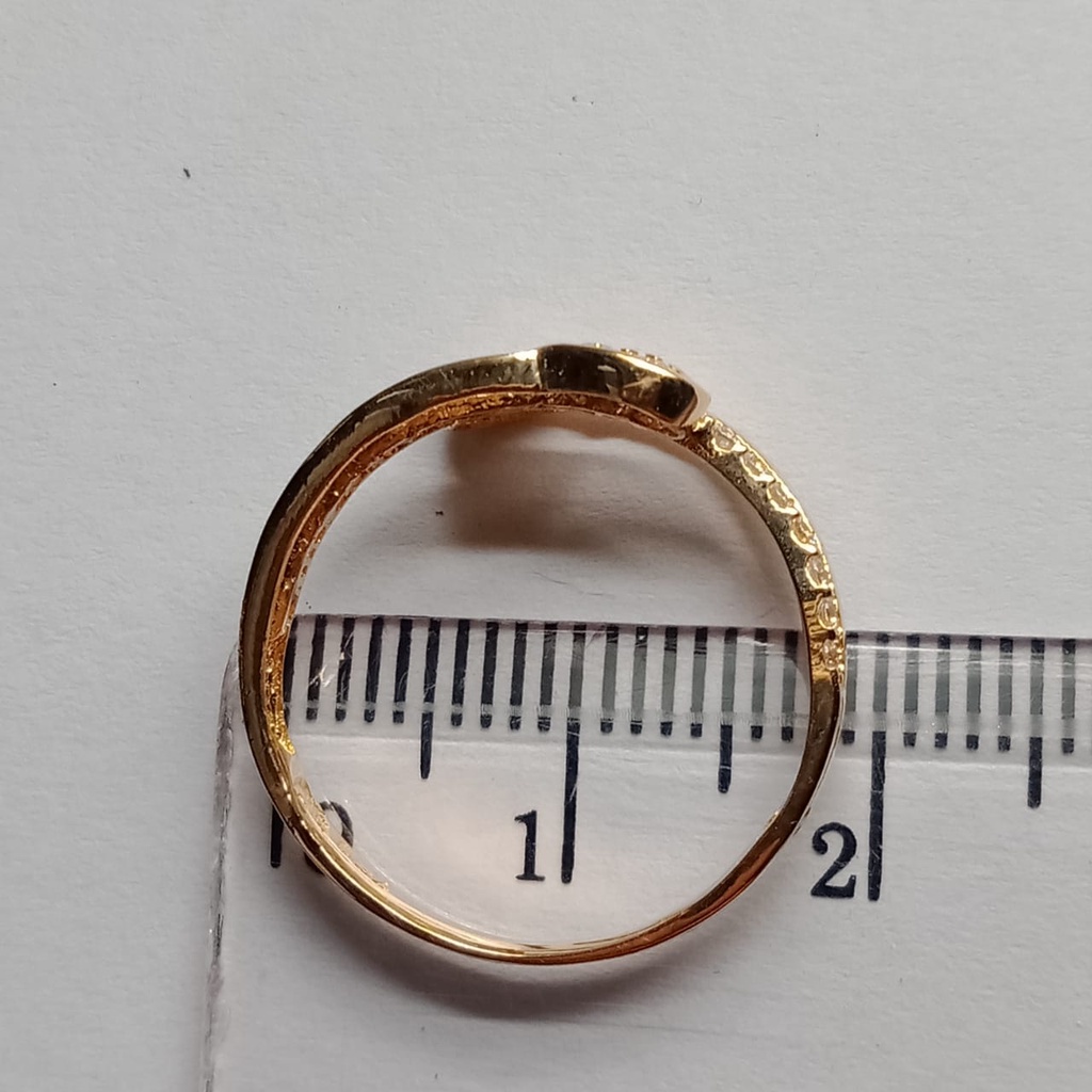 Cincin emas 17k - 1.75 gr kadar 750 - 4108