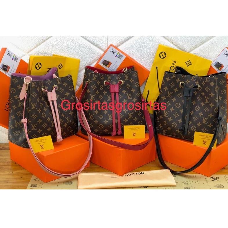 HJI Tas LV SERUT SANDRA DEWI SUPER FREE BOX+serty+paperbag uk 24x25cm kode 8913 Terkini