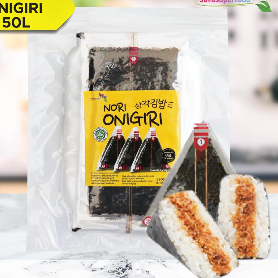

kodeR7d7C NORI ONIGIRI | Nori Wrapper Khusus Bungkus Nori Triangle / Sushi Nori (ISI 10,20,50 Lembar)