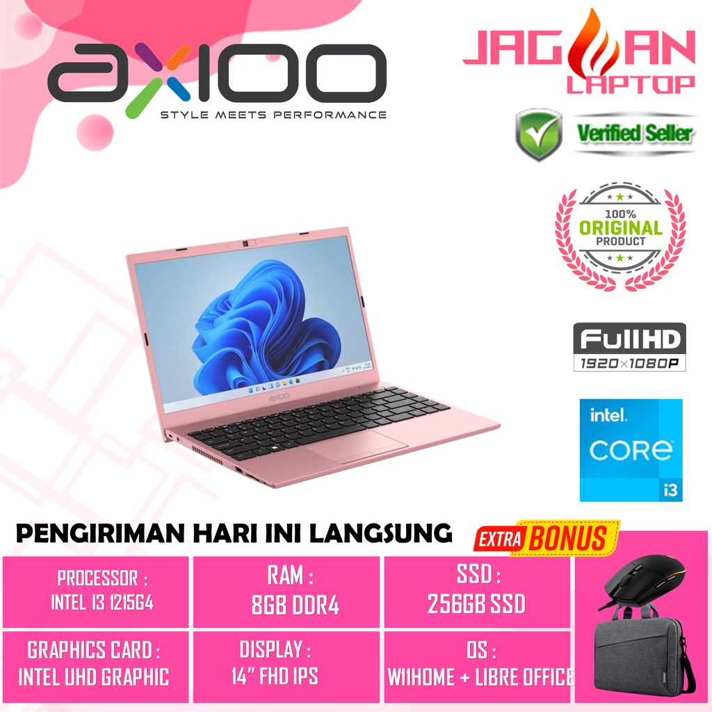 LAPTOP AXIO Z6 METAL 8GB 256GB SSD 14&quot; FHD IPS BL WIN11 + LIBRE OFFICE BLACK