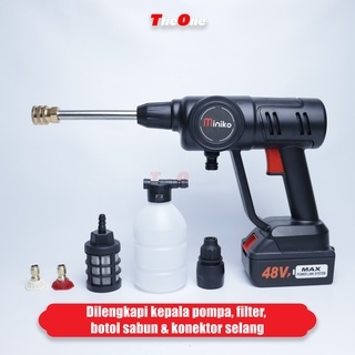 Jet Cleaner Cordless 48Volt Dan 96Volt Paket Alat Cuci Motor Mobil Miniko