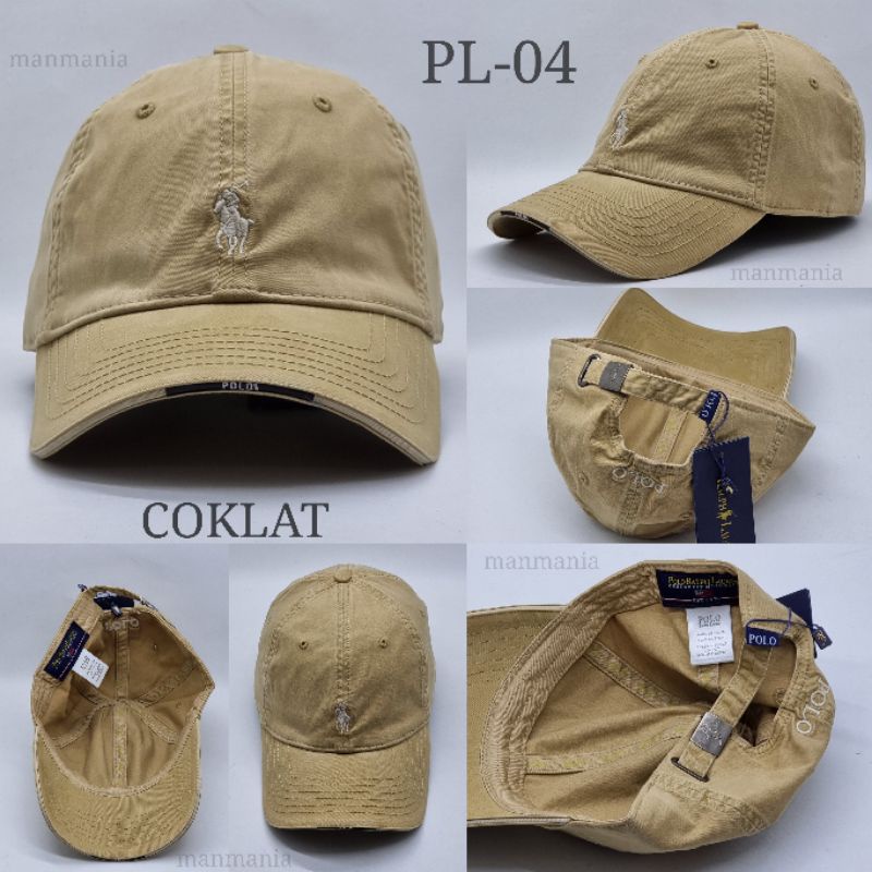 Topi Pria Baseball Katun Bordir Logo Laki Laki Wanita Olahraga Sport