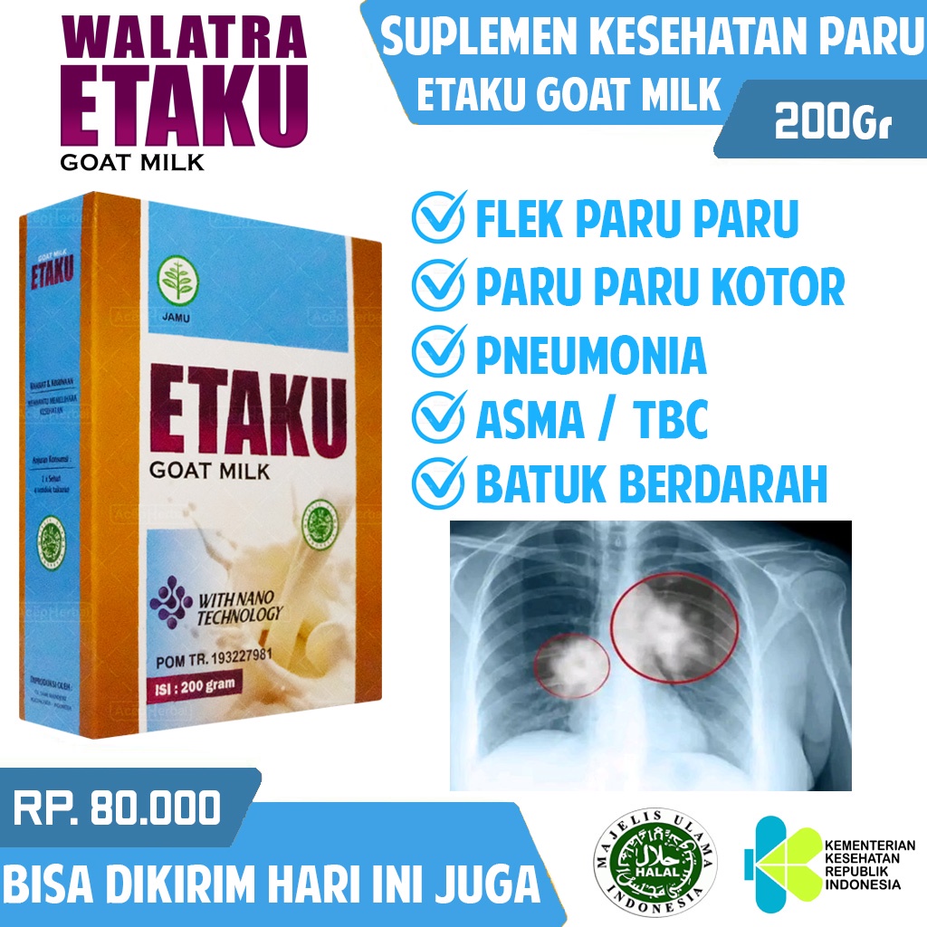 Susu Pembersih Paru Paru - Susu Untuk Sakit Paru Paru - Susu Untuk Flek Paru Paru - Pembersih Paru P