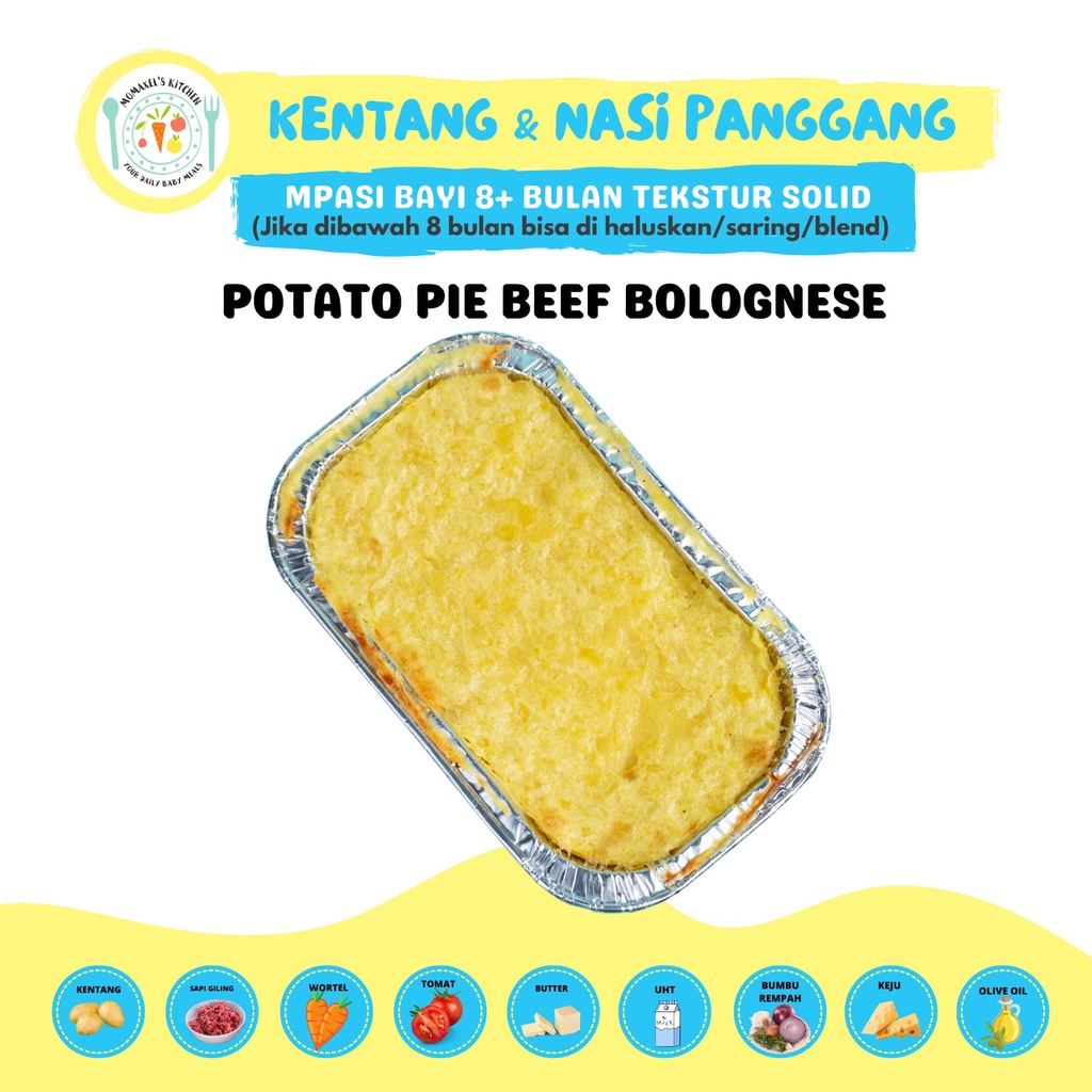 

BAKED POTATO PIE BEEF BOLOGNESE (FROZEN FOOD)