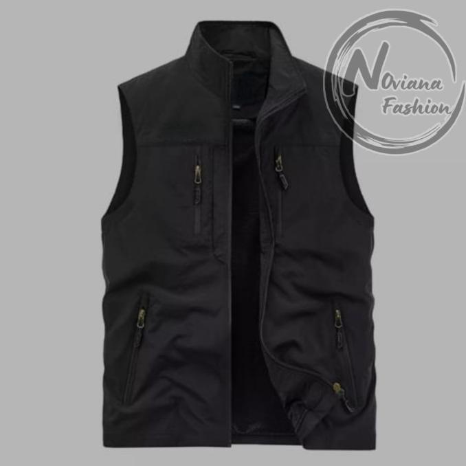 Jaket Rompi/Vest Pria Casual Outdoor