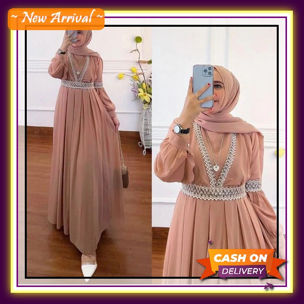 Gamis Wanita Dewasa Terbaru Gamis Panjang Model Terbaru Gamis Cewek Kondangan Gamis Cewe Premium Gam