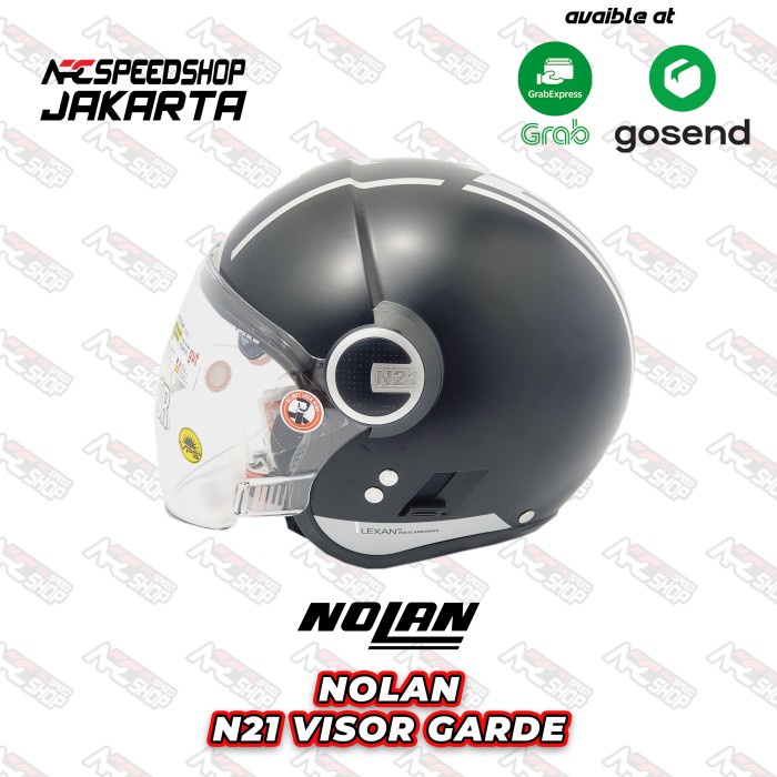 Helm Motor Nolan N21 Visor Avant Garde Helmet Motor Half Face #Original