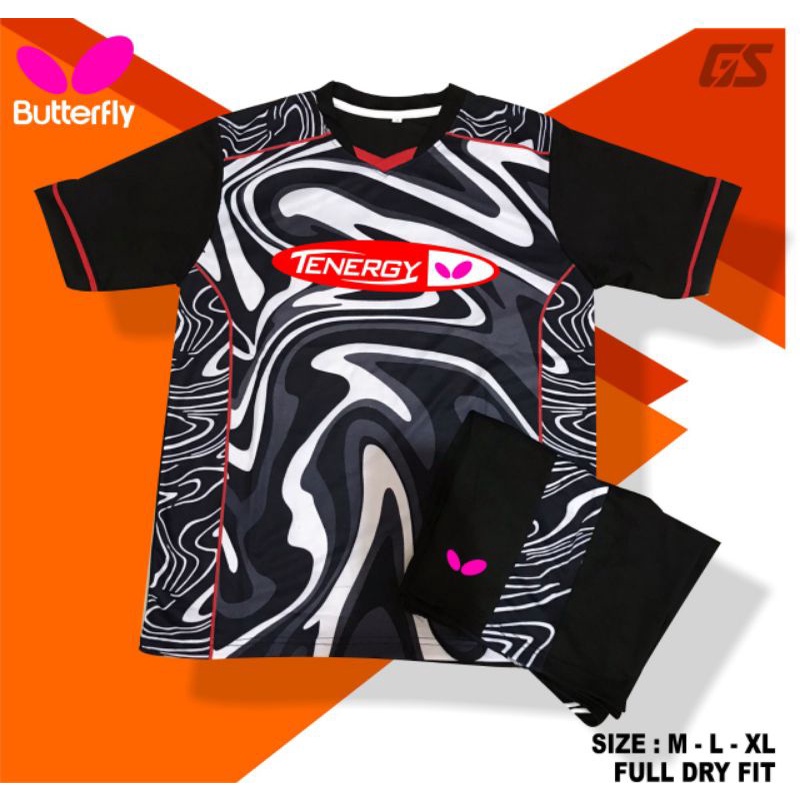 Baju tenis meja printing jersey tenis meja kaos pingpong