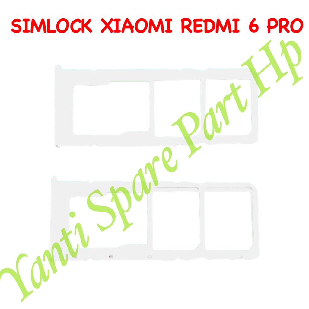 Simtray Sim Lock Xiaomi Redmi 6 Pro MI A2 Lite Original Terlaris New