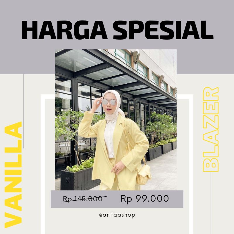VANILLA BLAZER BY VANILLA HIJAB