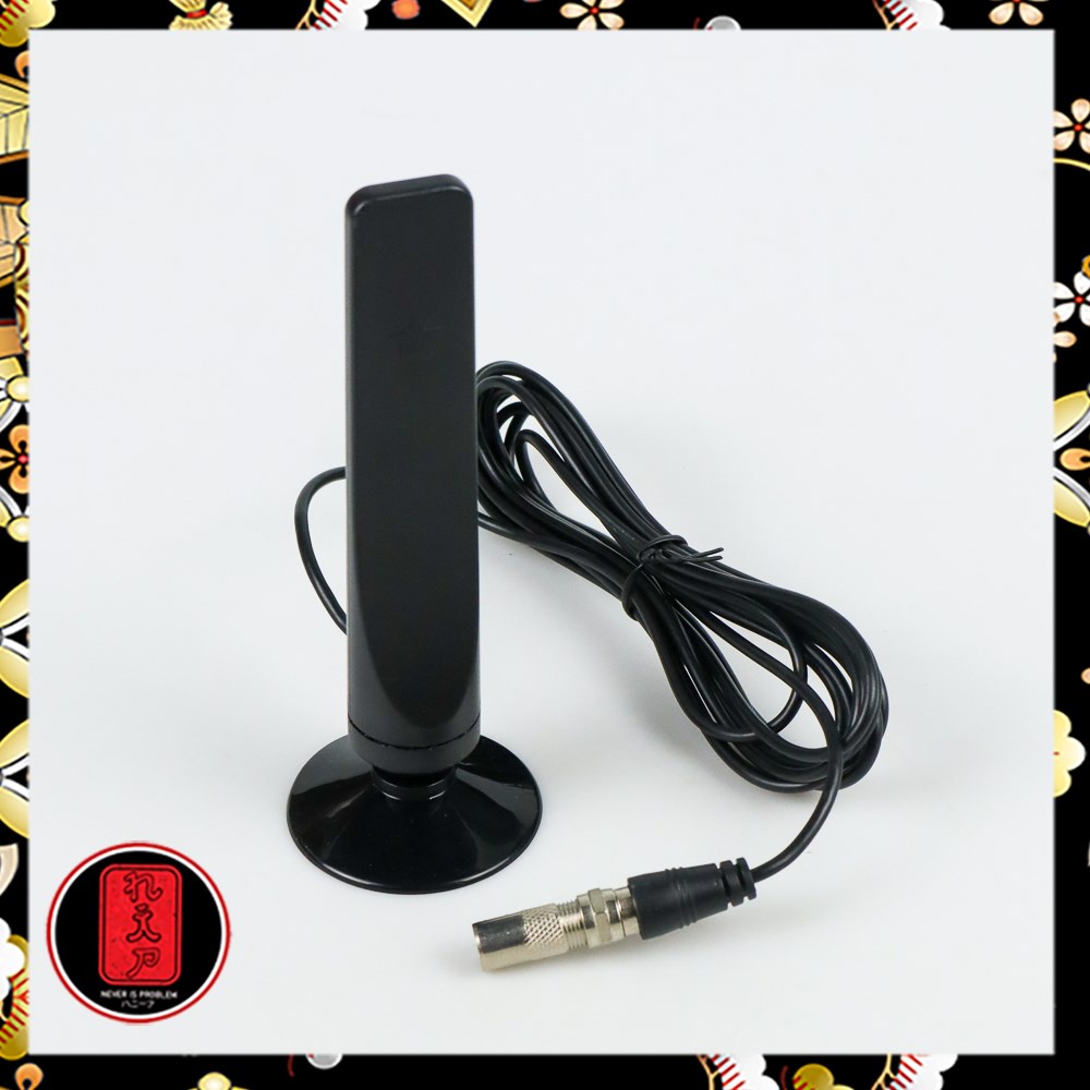 YCDC Antena TV Digital Indoor DVB-T2 High Gain 16 dBi - EL0465 - Black