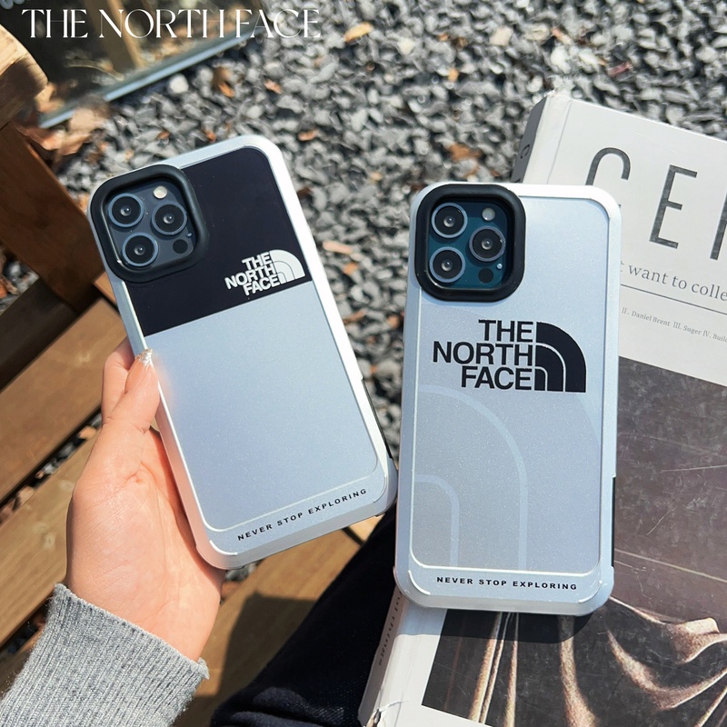 IPHONE Mewah Sederhana Mode North Brand Plating Lensa Frame Case Untuk Iphone14 13 12 11 ProMax Warna Lembut Bumper Shockproof on 14Plus Hard Acrylic Cover