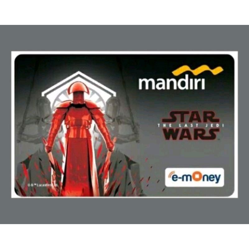 Mandiri eMoney eTOLL - edisi STAR WARS - PRAETORIAN GUARD ORI /Like eTOLL Tapcash Flazz or Brizzi