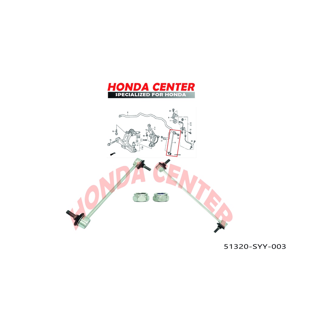 link stabil depan honda freed 2010 2011 2012 2013 2014 2015