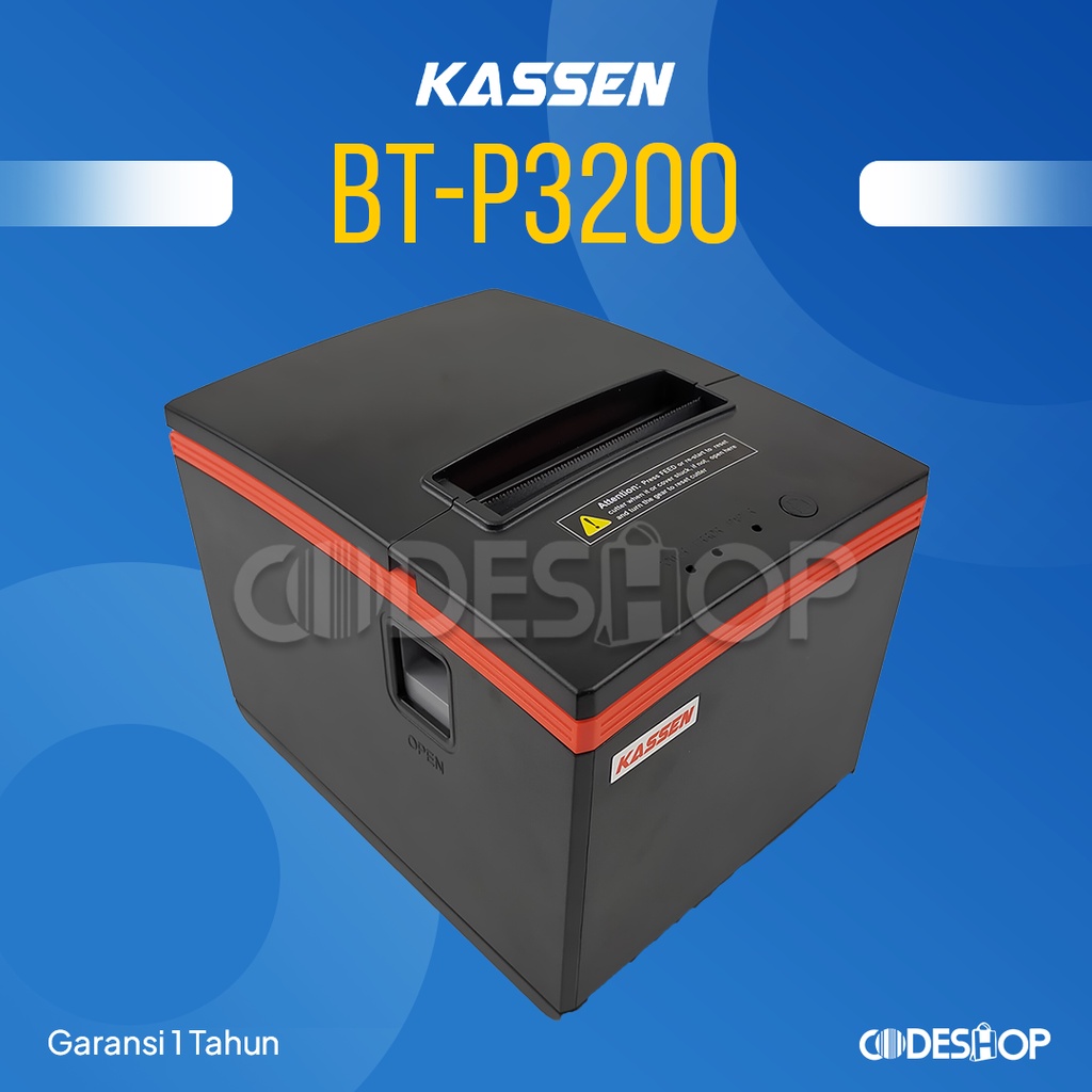 Printer Thermal Ukuran Kertas 80mm Kassen BT-P3200