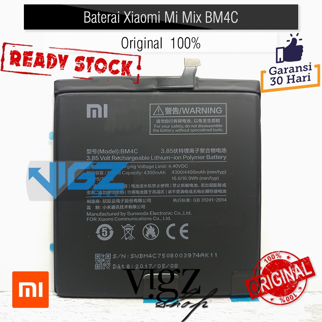 Baterai Xiaomi Mi Mix BM4C Original 100%