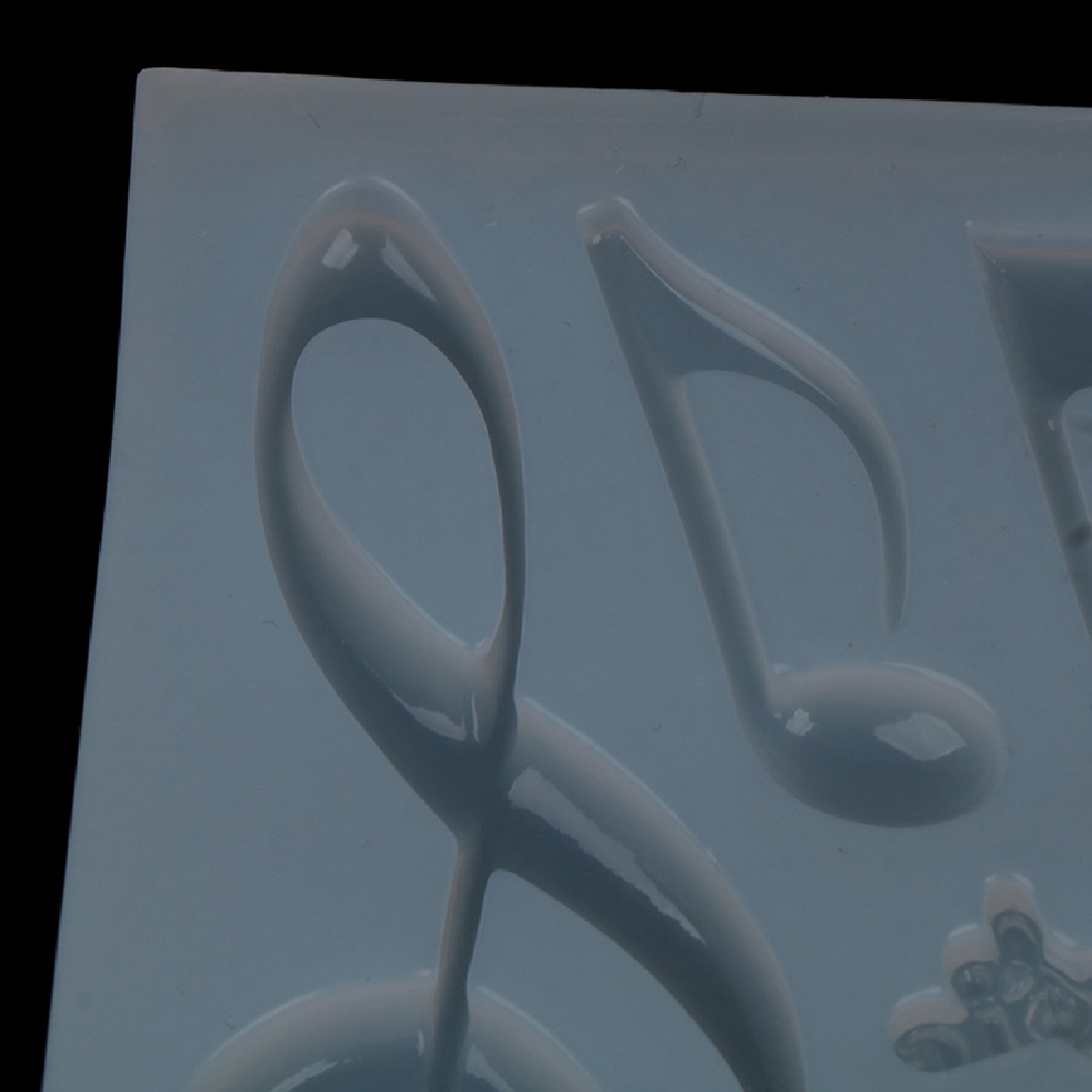 Sunshine Cetakan Silikon Bentuk Not Musik Fondant Kue Decorag Kitchen Baking Tools.