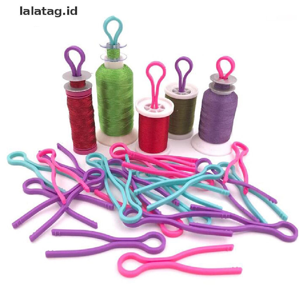 [lalatag] 10pcs Bobbin Thread Holders Klip Bobbins Jahit Untuk Menjahit Aksesoris Jahit [ID]