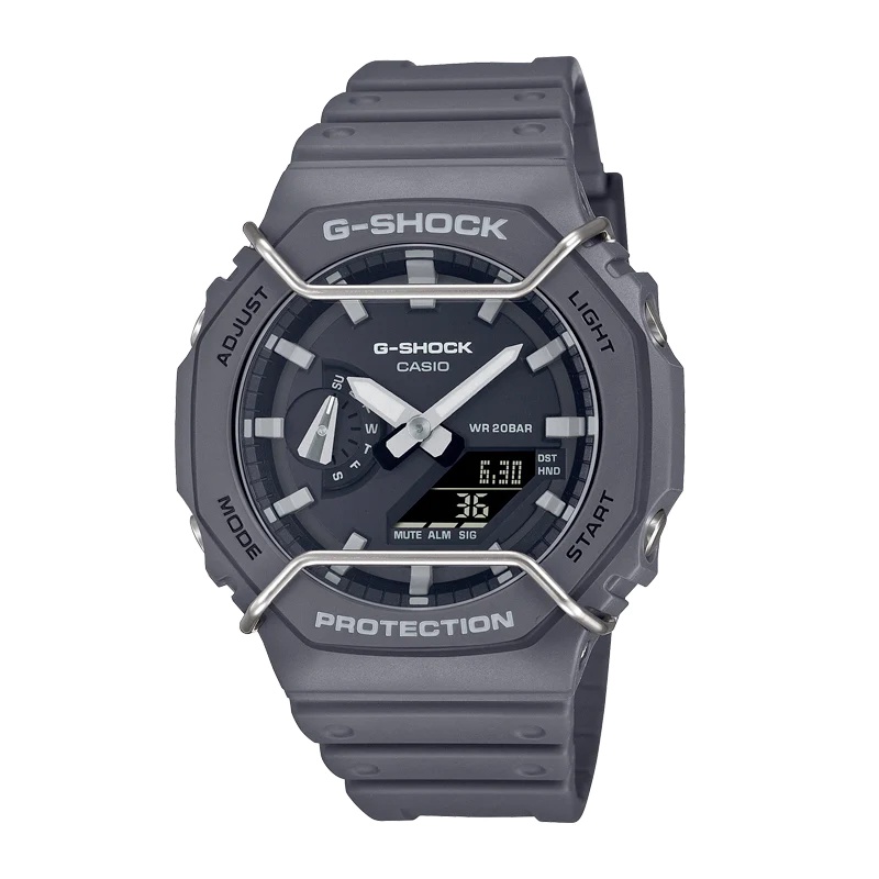 Jual Casio G-Shock Jam Tangan Pria Digital Analog GA-2100PTS-8ADR Grey ...