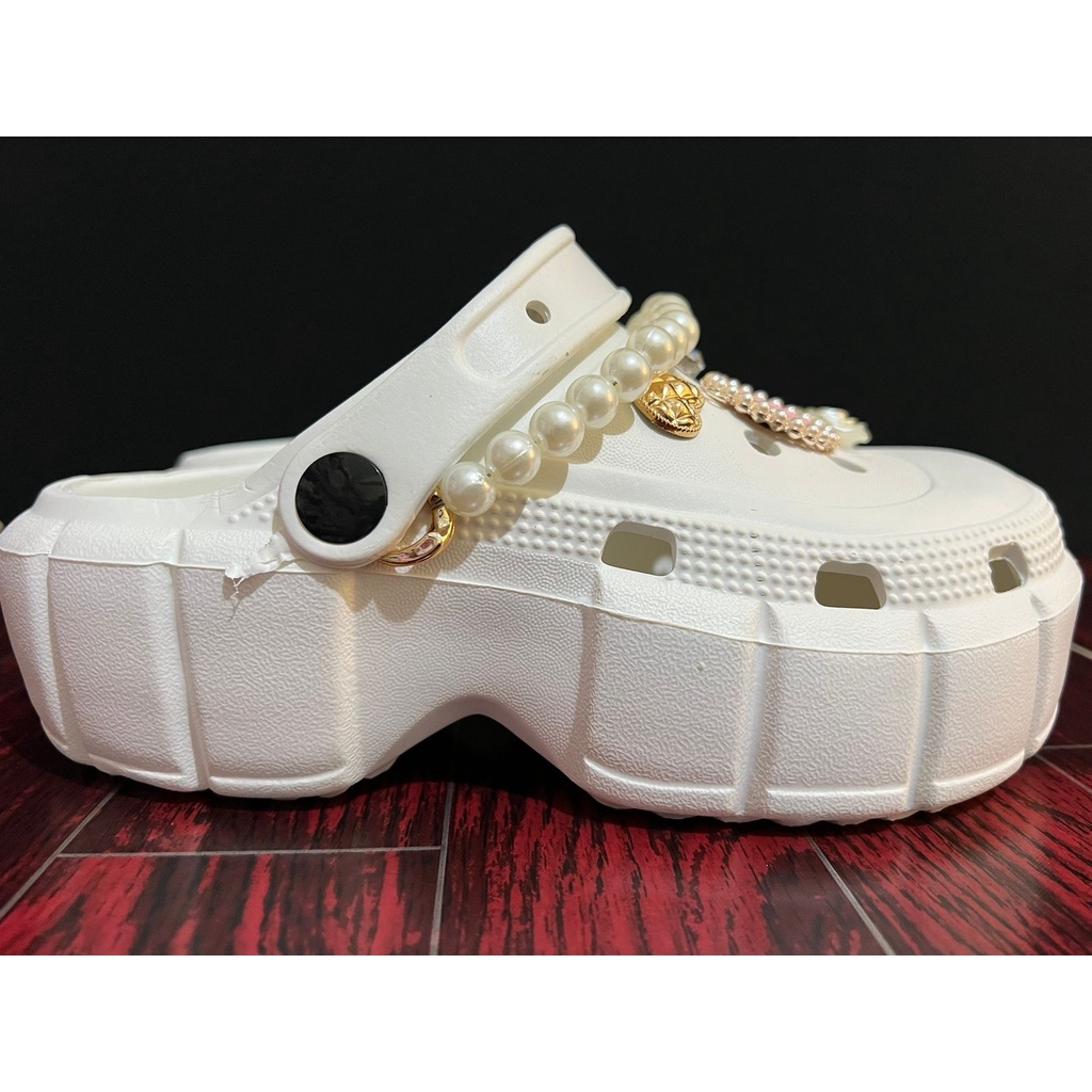 Sandal wanita classic Bae Clog platform Jibbitz / Sandal Fashion Wanita Mode Bae Clog FLD 602